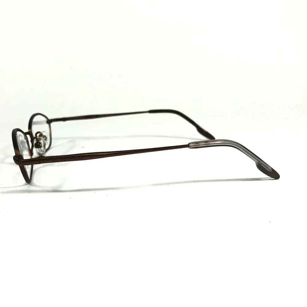 Nautica Eyeglasses Frames N9014 097 Brown Round Full Rim 44-15-125